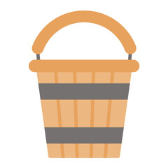 Wood Bucket Icon