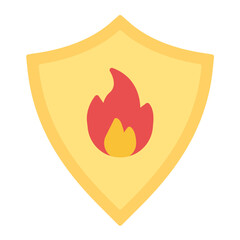 Firefighter Badge Icon