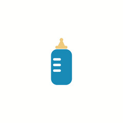 Isolated Bottle Icon Symbol On Clean Background. Vector
