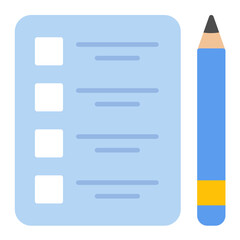 Obraz premium Exam Icon