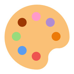 Paint Brush Pallete Icon