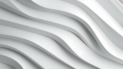Elegant Background with dynamic white Waves
