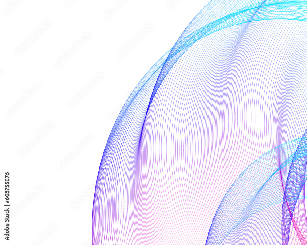 Poster design elements. wave of many purple lines circle ring. abstract vertical wavy stripes on white back