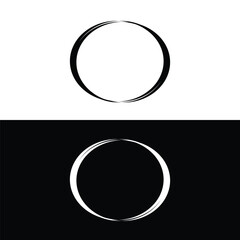 Circle vector logo template illustration