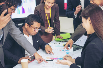 Business teamwork concept.Teamwork togetherness collaboration