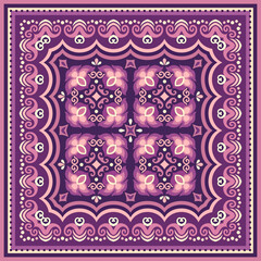 Vector abstract decorative ethnic ornamental illustration