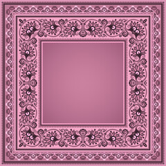 Vector abstract decorative ethnic ornamental illustration