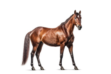 Fototapeta premium horse isolated on white