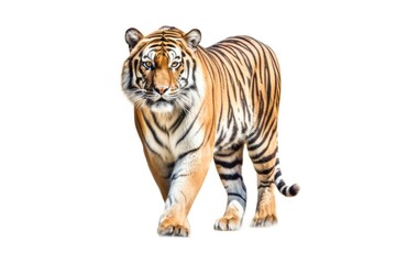 Obraz premium tiger isolated on white background