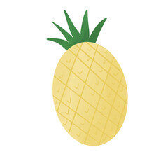 pineapple isolated on white