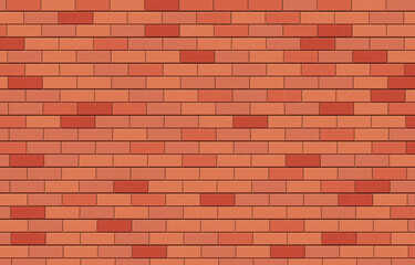 Realistic brick wall vector background. background pattern for template and layout decoration.