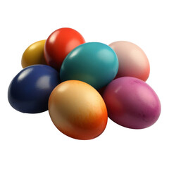 Colorful easter eggs 