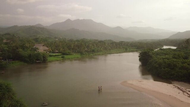 The stunning coastline of Tayrona National Park, Colombia!