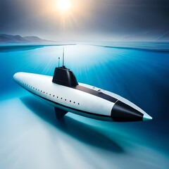 submarine   in the  ocean,Generative Ai