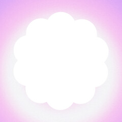 Pink Gradient Flower Frame