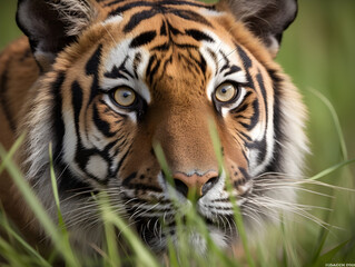 Fototapeta premium tiger in the wildness