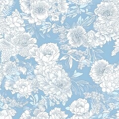 Obraz premium seamless floral pattern