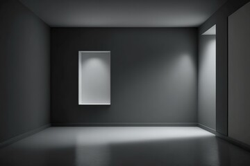 Minimalist black Wall for Stunning Product Presentations and Mock-ups. Dark wall for product presentation. 
