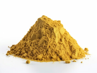 pile of ground paprika isolated