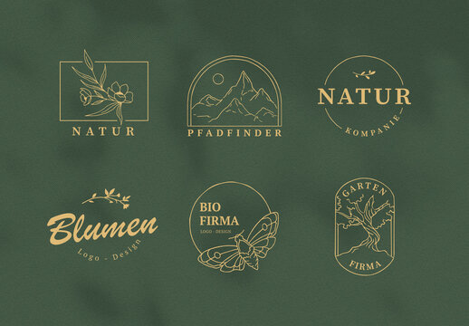 Logo-Set Natur