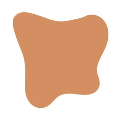 Beige neutral abstract modern shape