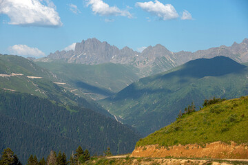 landscape in the mountains
