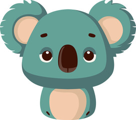 Cute Green Koala Bear