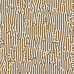 Monochrome Organic abstract lines turing pattern background