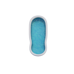 Swimming Pool 3D Alphabet or PNG Letters