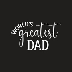 World’s greatest dad SVG