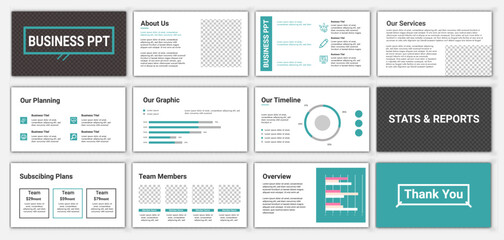 Business minimal slides presentation background template. business presentation, Project Proposal PowerPoint, minimal slides presentation background template. 