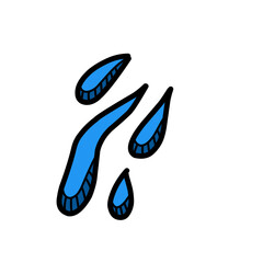Water drop illustration