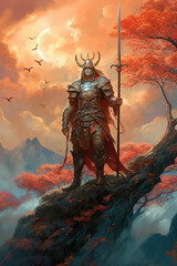 Naklejka premium Elven Warrior