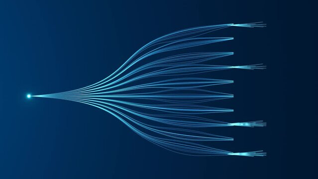 The learning process of artificial intelligence. Neural network. Machine learning. Ai.