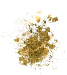Obraz na płótnie Canvas Gold Textured Shape
