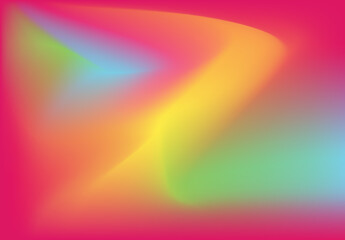 Abstract multi colors mesh gradient background and wallpaper, banner backdrop, vector . Smooth and blurry colorful gradient mesh background. Vector illustration with bright rainbow colors.
