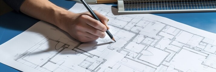 swatch working design selection interior choice designer sample color palette project. Generative AI.