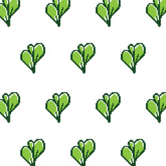 Pattern nature pixel art design background