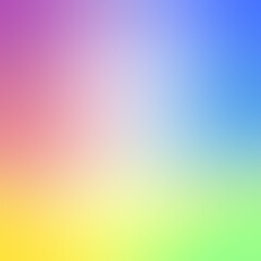 Light Multi color, Rainbow gradient blurred bright pattern.	
Texture smooth and blurred gradient brilliant backdrop. Design layout multicolor for poster banner web. Gay Pride LGBT concept is colorful 