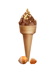 Nut Ice Cream Composition
