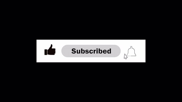 Subscribe Button with alpha
