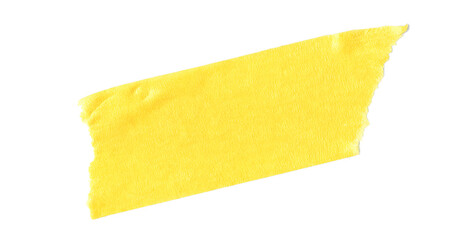 yellow sticker paper tape washi tape high quality isolated
