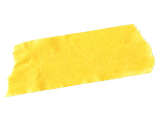 yellow sticker paper tape washi tape high quality isolated