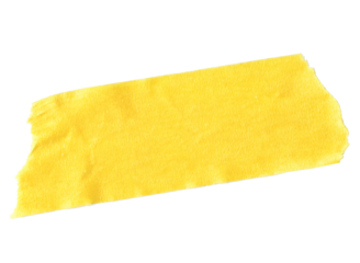 yellow sticker paper tape washi tape high quality isolated
