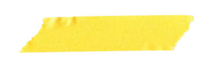 yellow sticker paper tape washi tape high quality isolated