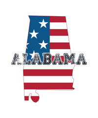 American Alabama State T-Shirt