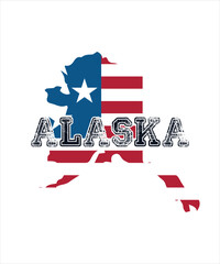 American Alaska State T-Shirt