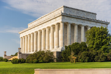 The Lincoln Memorial in Washington D.C. on a summer day