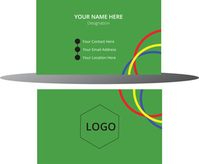 Simple business card layout,modern template,modern design, perfect for creative professional business,  pamphlet brochure cover design layout space ,Double-sided creative business