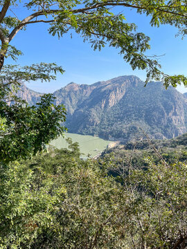 Songo Cahora Bassa Dam Reservoir Zambezi River Landscape in the Mountains